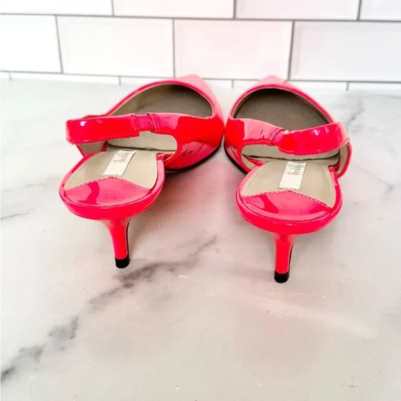 NWOT Hot Spicy Coral Boden Patent Heels Size 8 - Picture 4 of 9